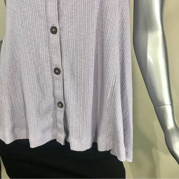 SO Goods For Life Medium Purple Flowing Tunic Ribbed Tank Soft Stretch
L - Picture 4 of 13